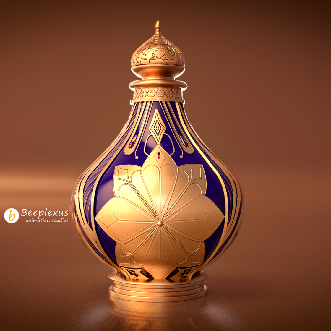 تصميم العطور الفاخرة ثلاثية الأبعاد